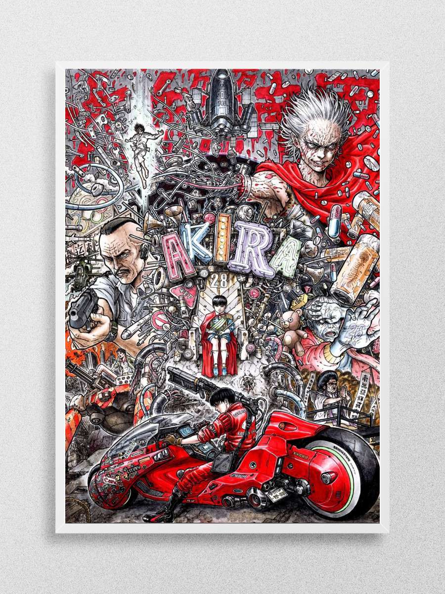 akira Anime Poster Çerçevesiz Yüksek Kalite Anime Duvar Poster