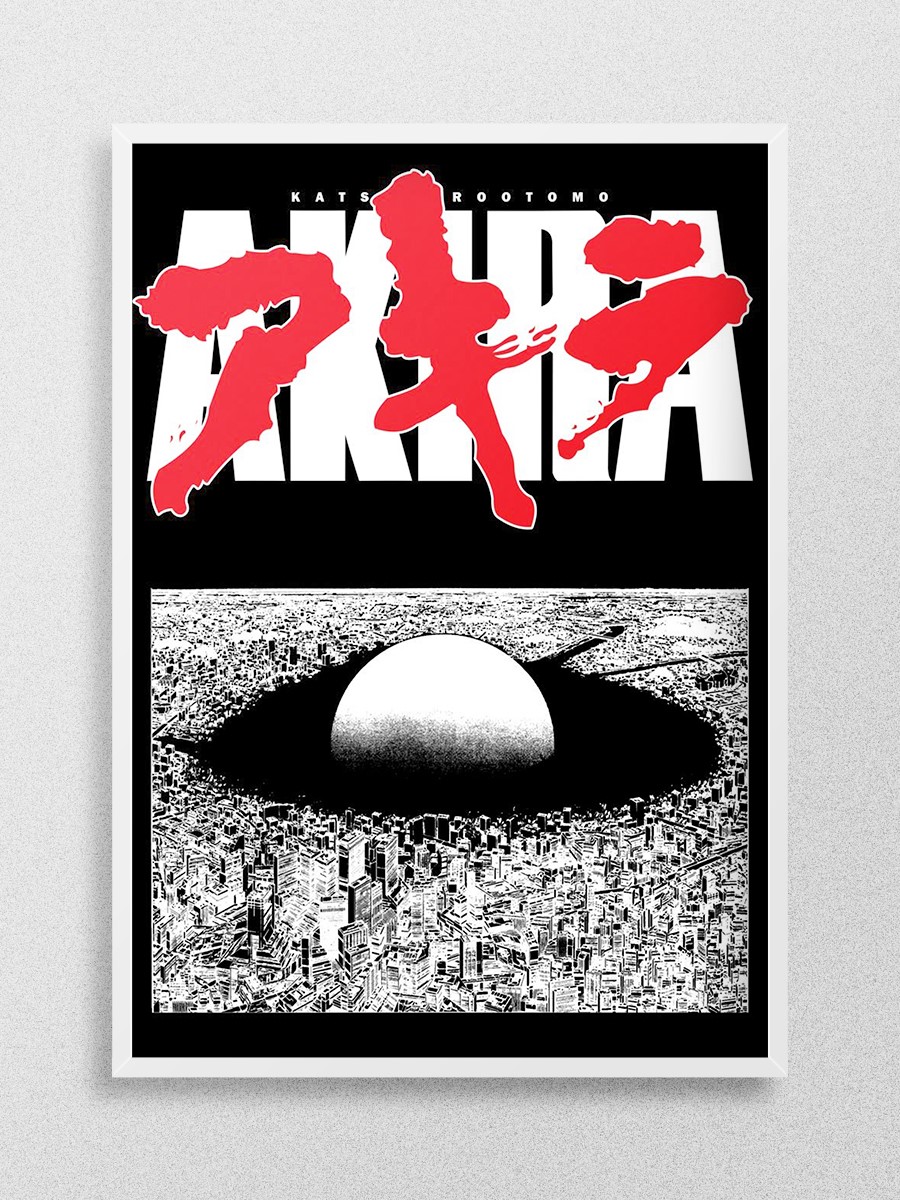 AKIRA  Anime Poster Çerçevesiz Yüksek Kalite Anime Duvar Poster