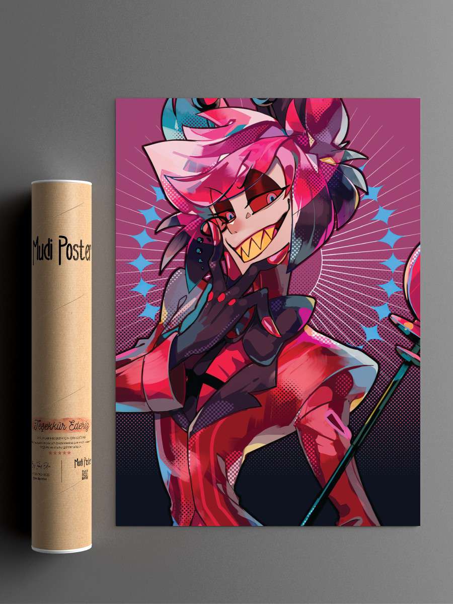 Alastor Anime Anime Poster Çerçevesiz Yüksek Kalite Anime Duvar Poster