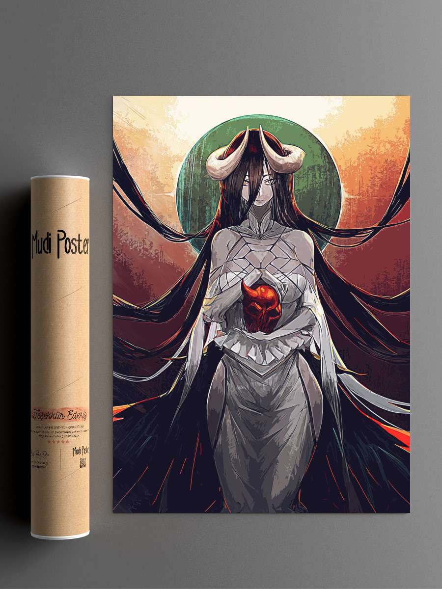 Albedo Anime Poster Çerçevesiz Yüksek Kalite Anime Duvar Poster