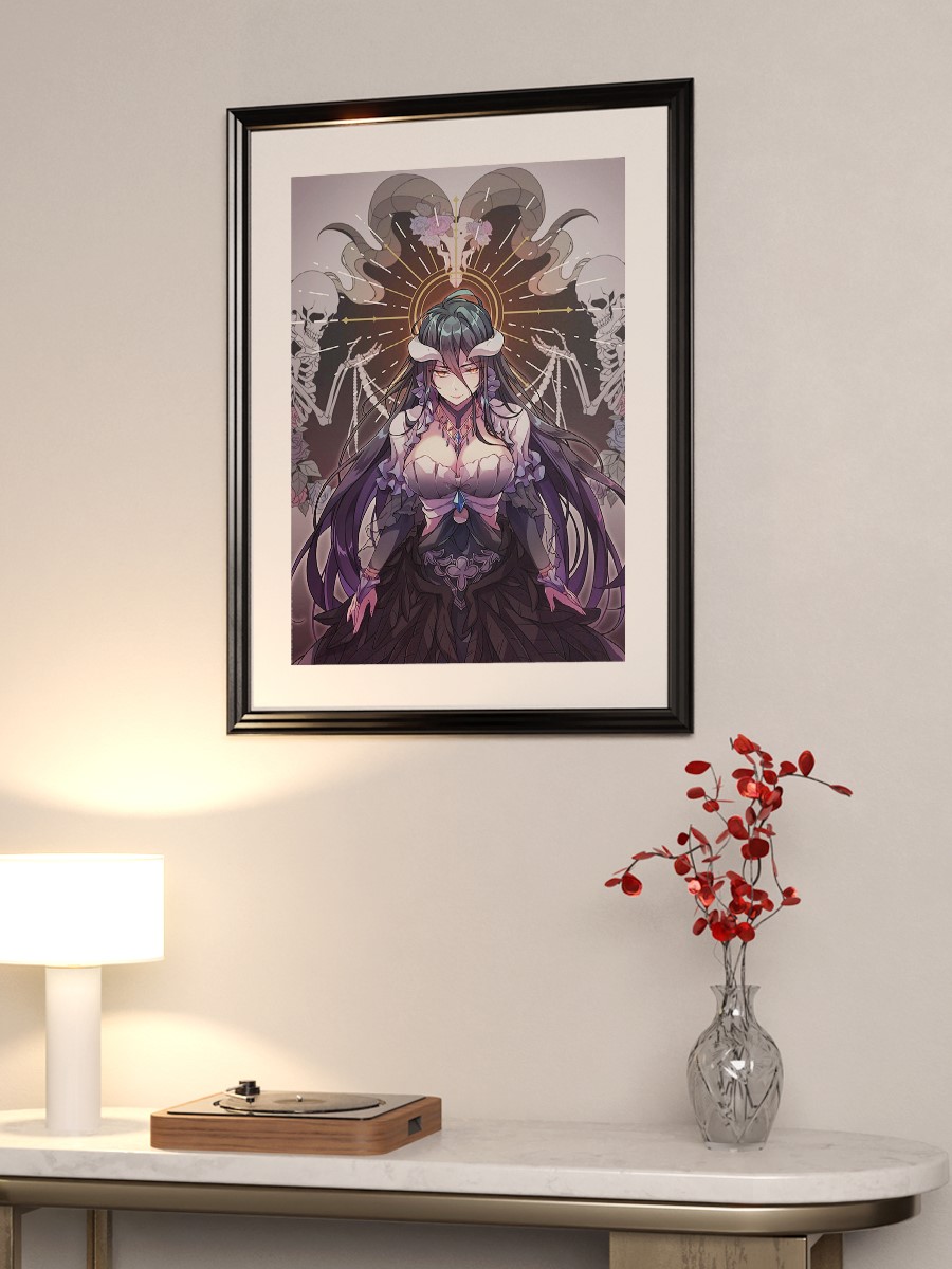 Albedo Anime Poster Çerçevesiz Yüksek Kalite Anime Duvar Poster