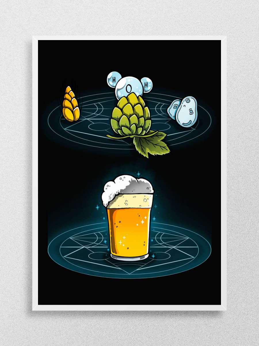 Alchemistry Beer Anime Poster Çerçevesiz Yüksek Kalite Anime Duvar Poster