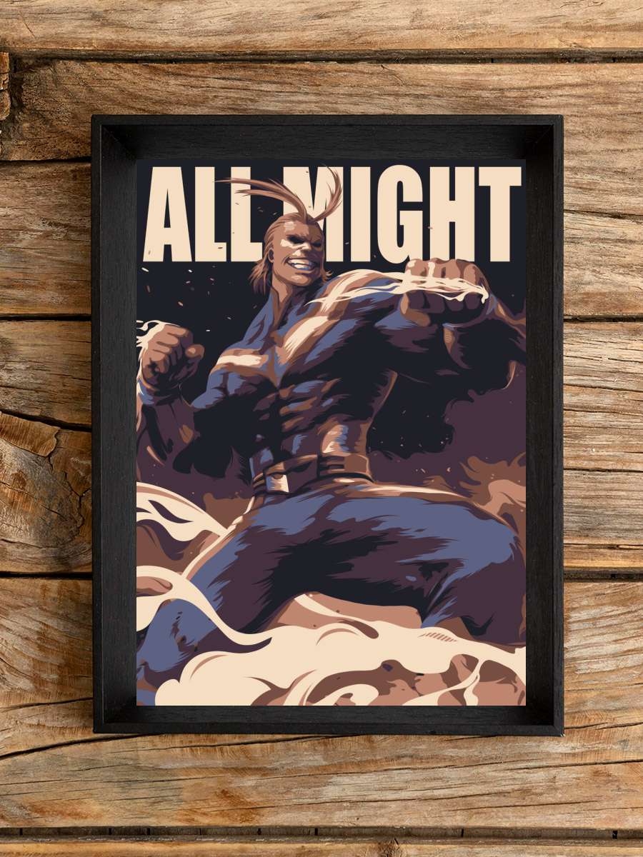 All Might My Hero Academia Anime Poster Çerçevesiz Yüksek Kalite Anime Duvar Poster