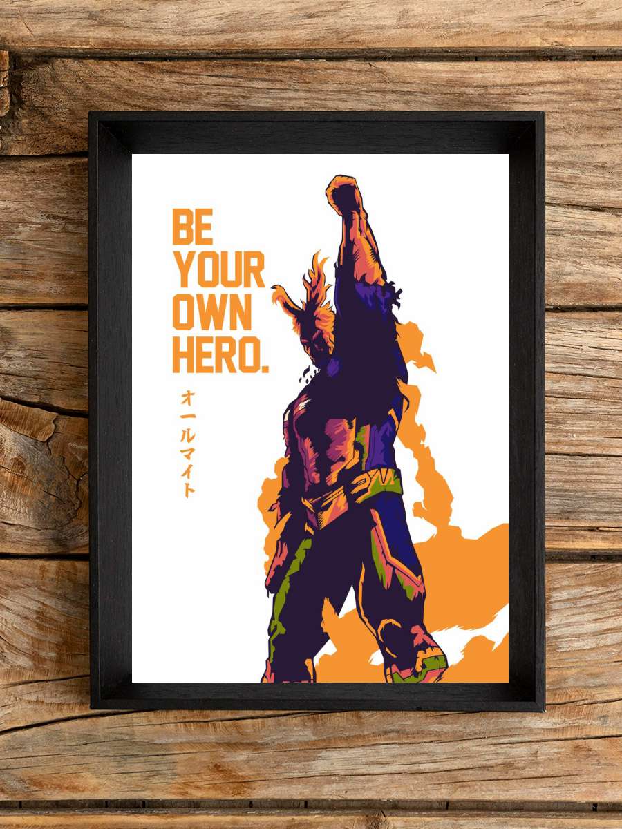 All might one for all Anime Poster Çerçevesiz Yüksek Kalite Anime Duvar Poster