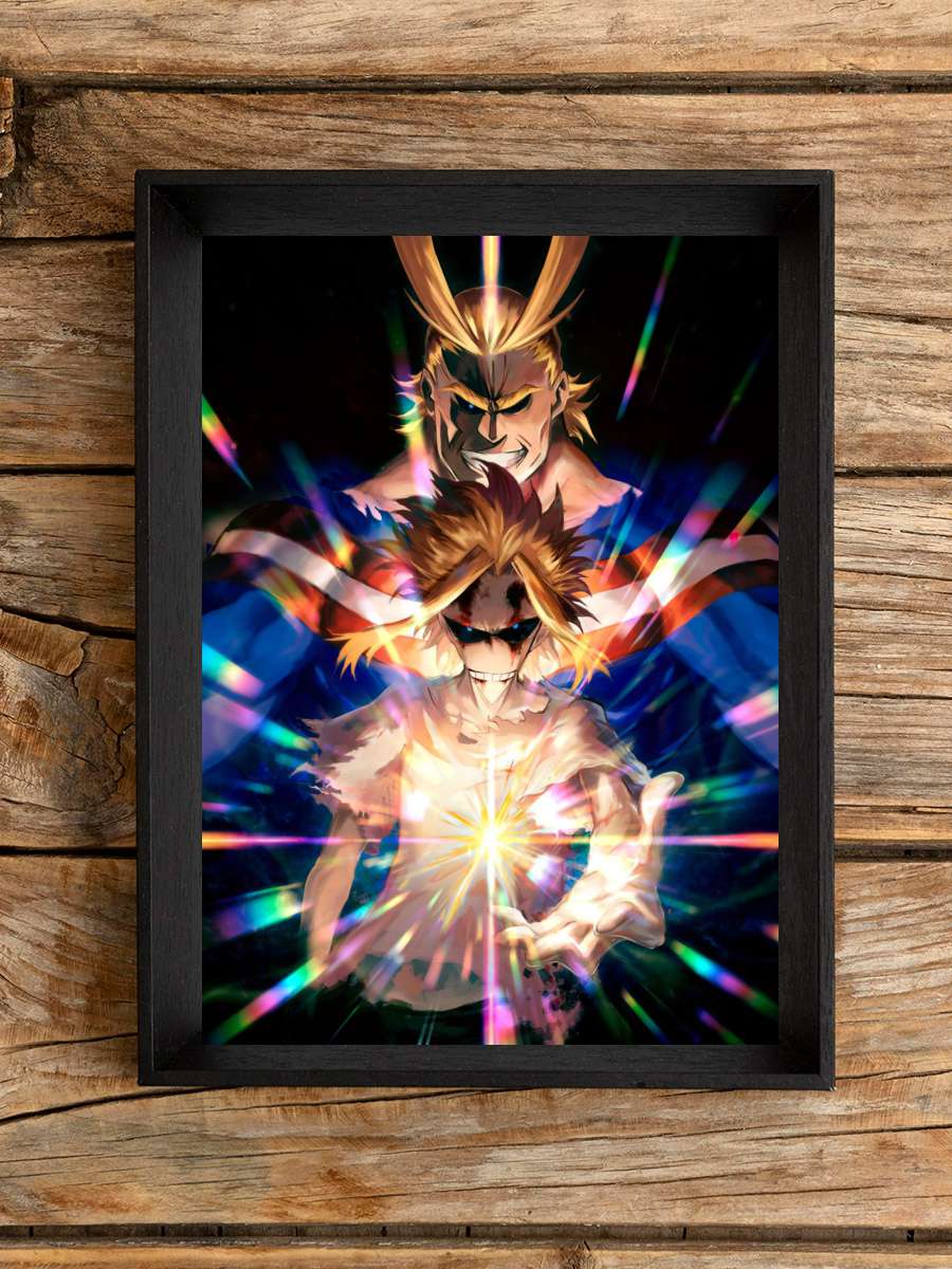 All Might Anime Poster Çerçevesiz Yüksek Kalite Anime Duvar Poster