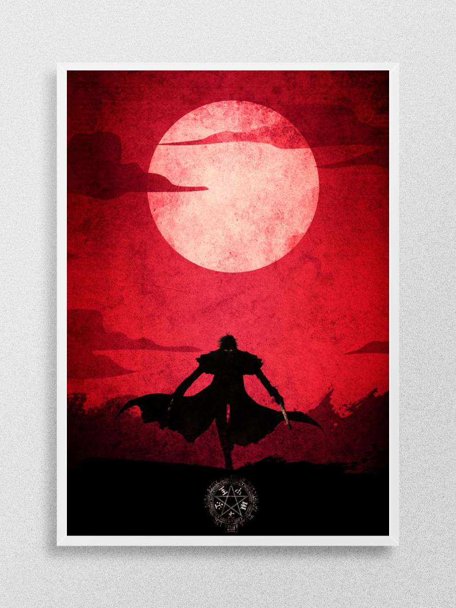 Alucard Anime Poster Çerçevesiz Yüksek Kalite Anime Duvar Poster
