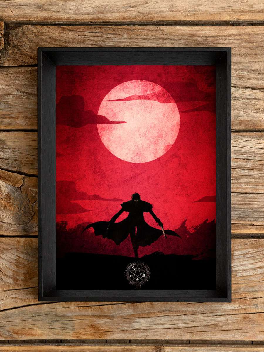 Alucard Anime Poster Çerçevesiz Yüksek Kalite Anime Duvar Poster