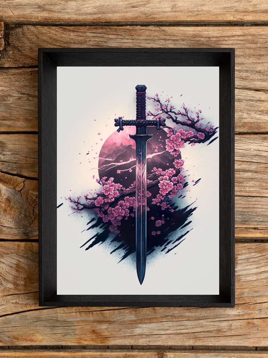 Ancient Katana Anime Poster Çerçevesiz Yüksek Kalite Anime Duvar Poster