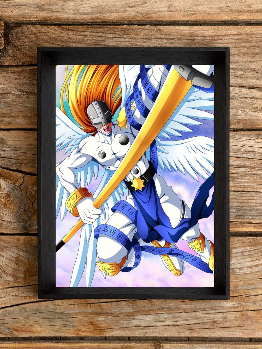 Angemon Evolution Anime Poster Çerçevesiz Yüksek Kalite Anime Duvar Poster