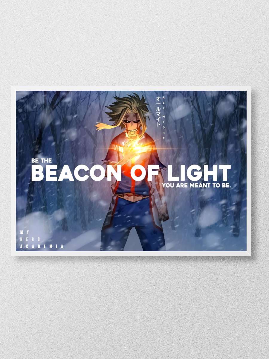 Anime Academia All Might Anime Poster Çerçevesiz Yüksek Kalite Anime Duvar Poster