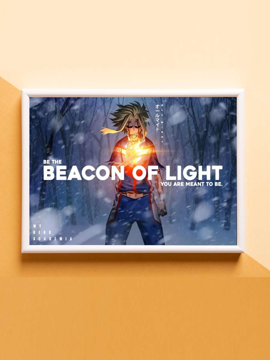 Anime Academia All Might Anime Poster Çerçevesiz Yüksek Kalite Anime Duvar Poster