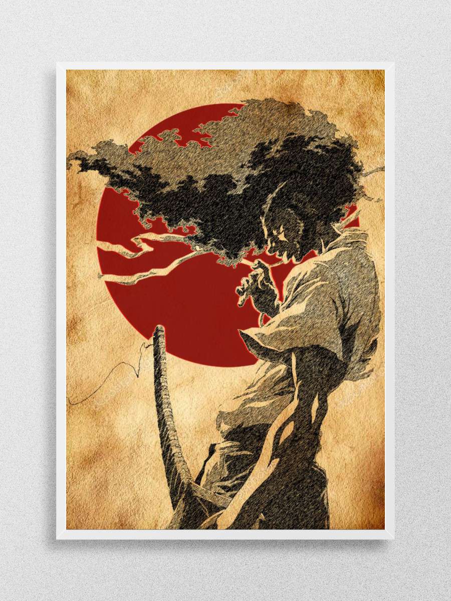 Anime Afro Samurai Anime Poster Çerçevesiz Yüksek Kalite Anime Duvar Poster