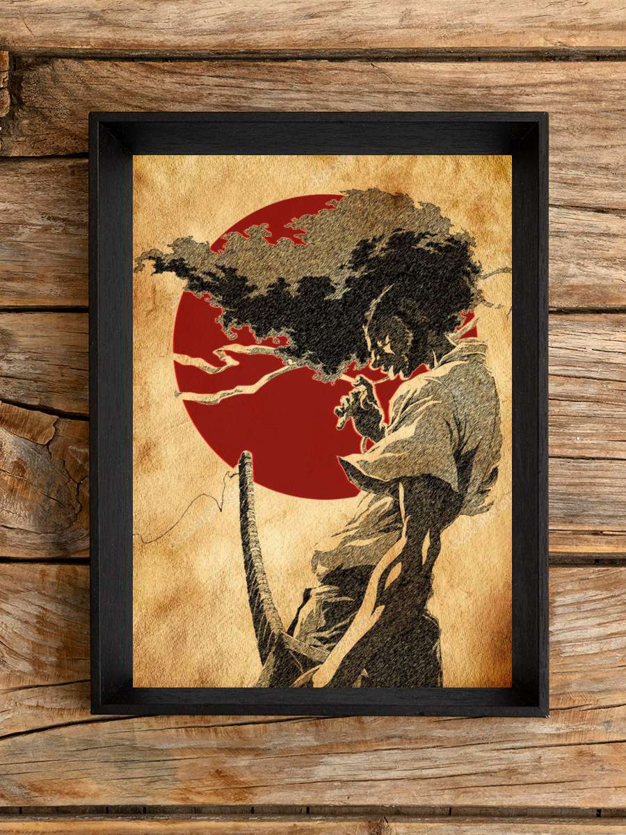 Anime Afro Samurai Anime Poster Çerçevesiz Yüksek Kalite Anime Duvar Poster