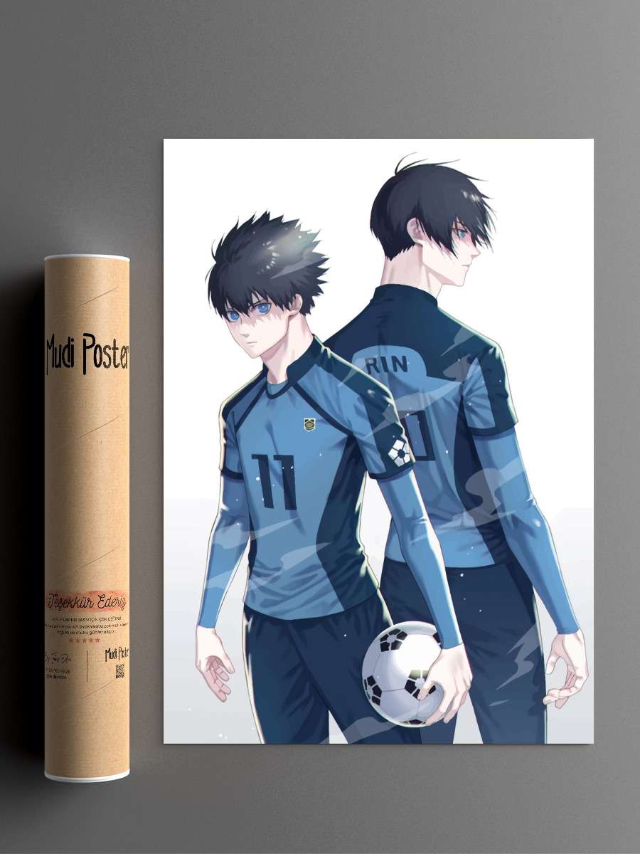 Anime Blue Lock Anime Poster Çerçevesiz Yüksek Kalite Anime Duvar Poster