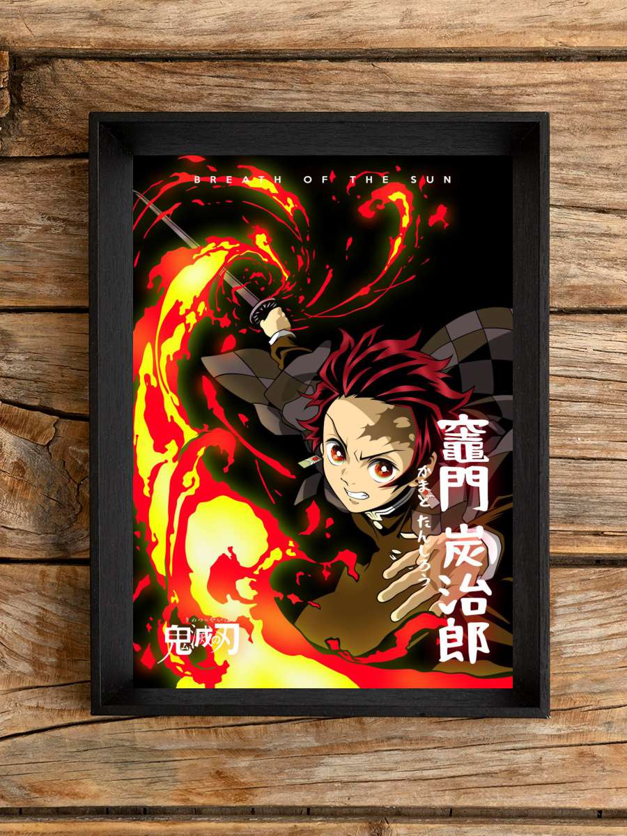 Anime Demon Slayer Tanjiro Anime Poster Çerçevesiz Yüksek Kalite Anime Duvar Poster