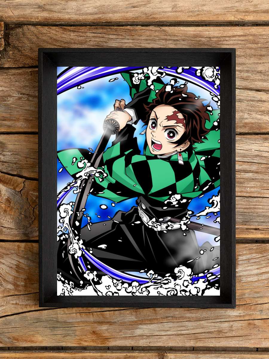 Anime Demon Slayer Tanjiro Anime Poster Çerçevesiz Yüksek Kalite Anime Duvar Poster