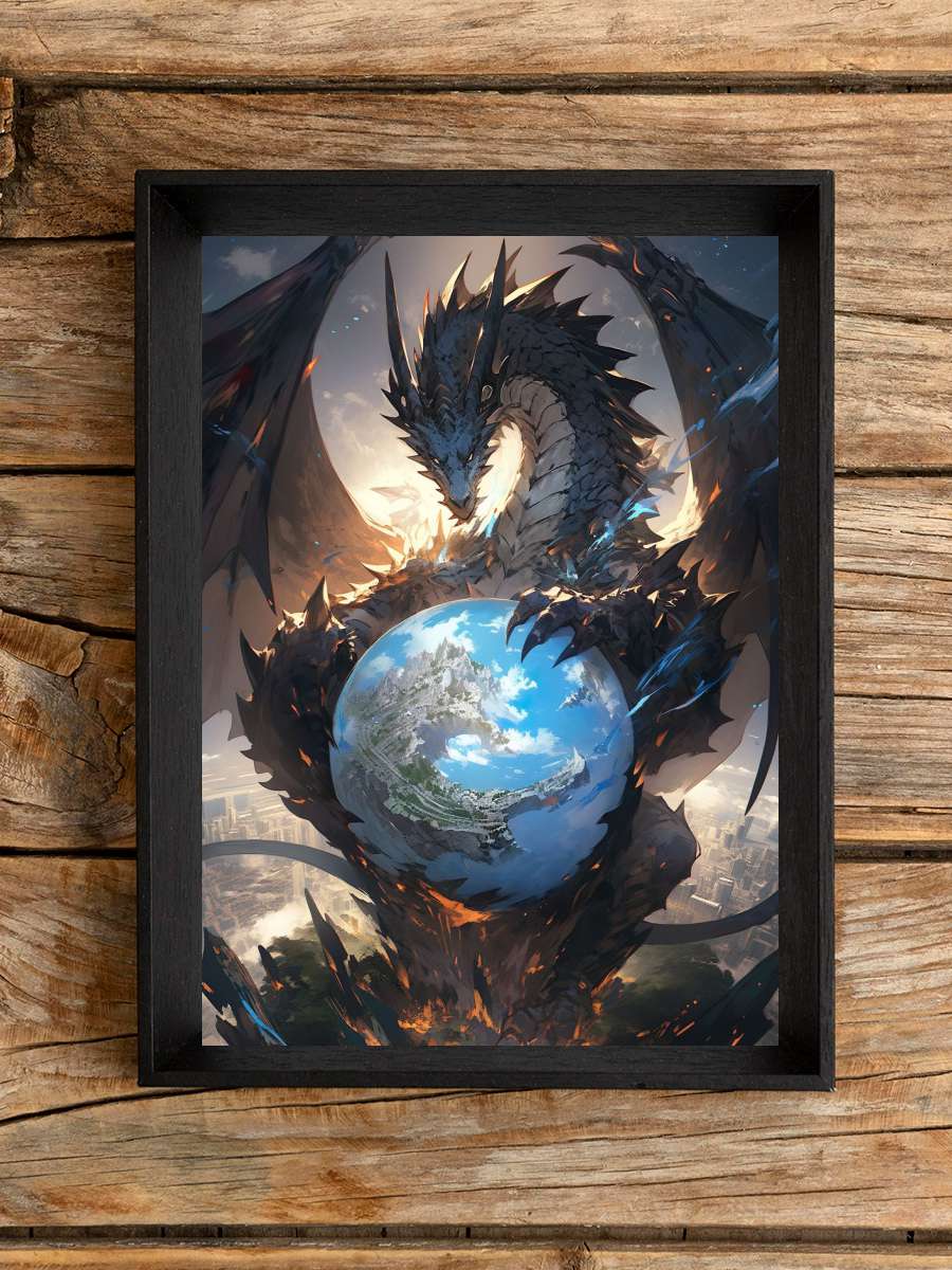 Anime Dragon of the World Anime Poster Çerçevesiz Yüksek Kalite Anime Duvar Poster