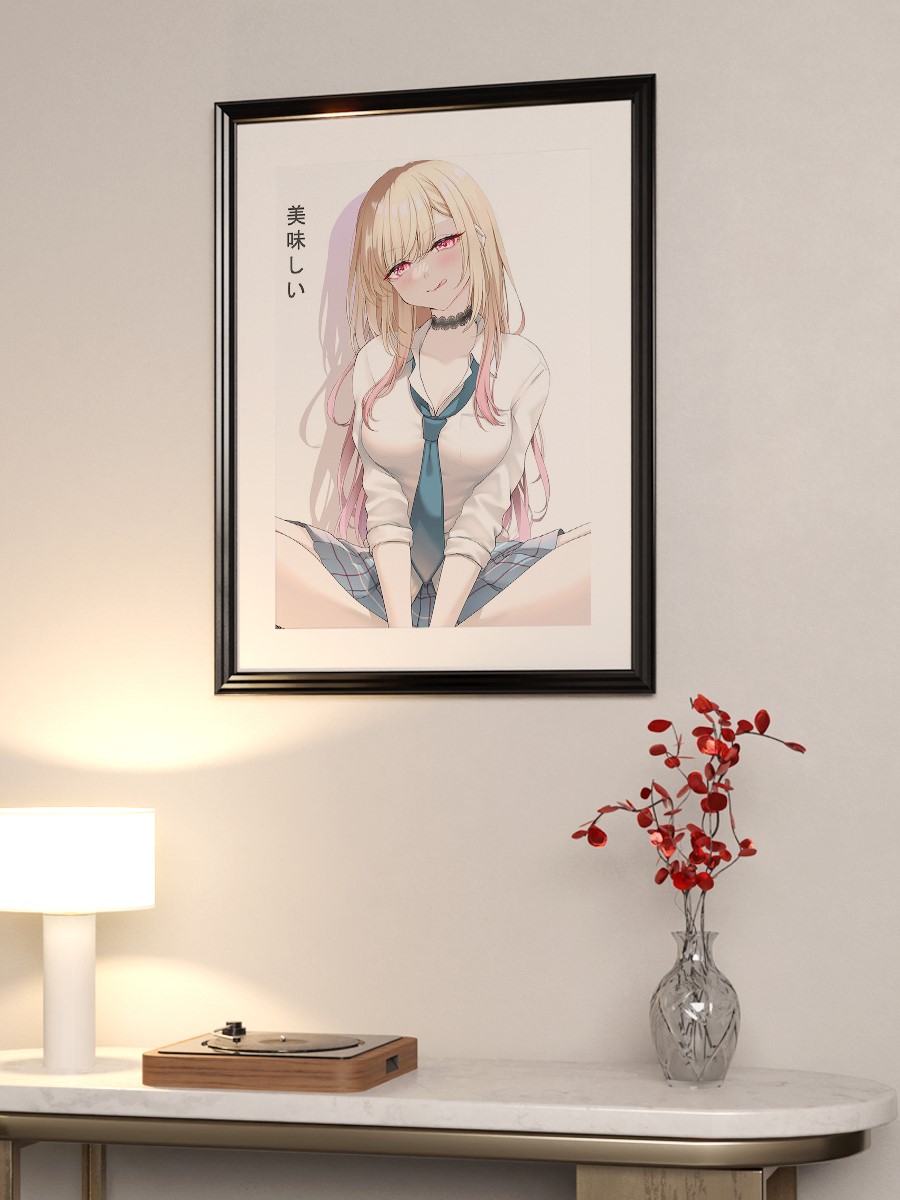 Anime Girl Marin Cosplay Anime Poster Çerçevesiz Yüksek Kalite Anime Duvar Poster