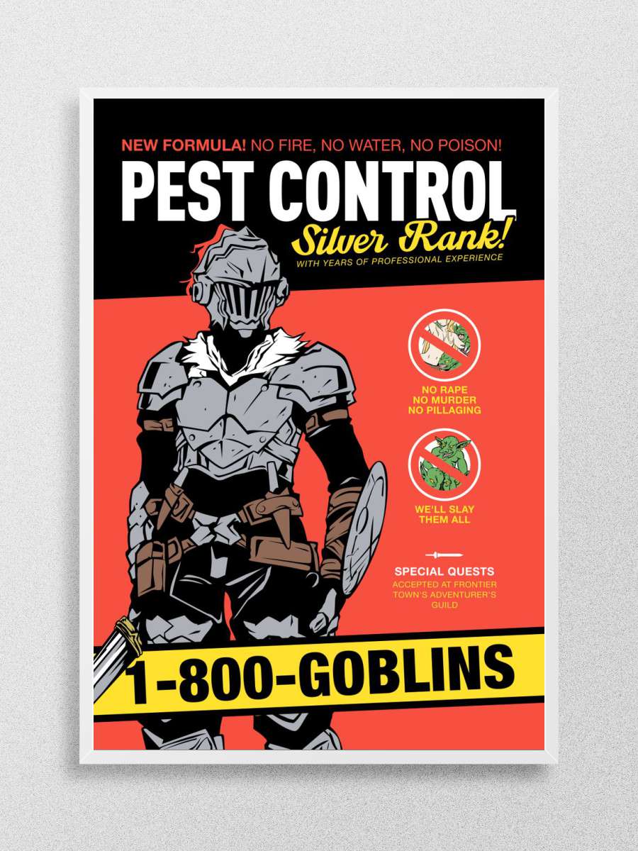 Anime Goblin Exterminator Anime Poster Çerçevesiz Yüksek Kalite Anime Duvar Poster