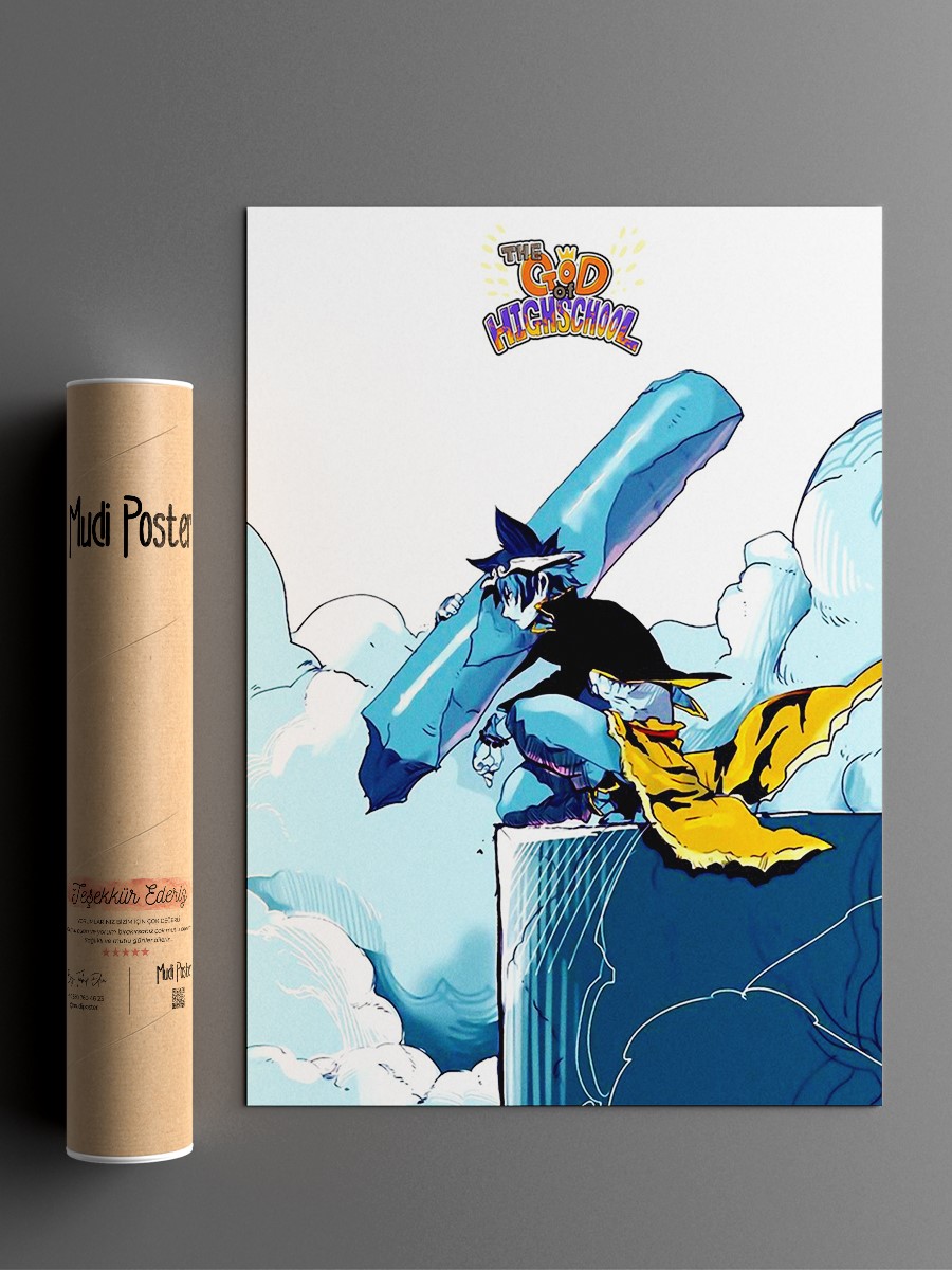 Anime God of Highschool Anime Poster Çerçevesiz Yüksek Kalite Anime Duvar Poster