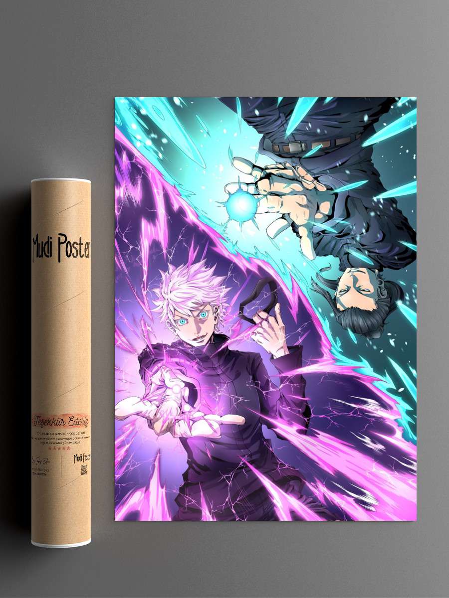 Anime Gojo X Geto Anime Poster Çerçevesiz Yüksek Kalite Anime Duvar Poster