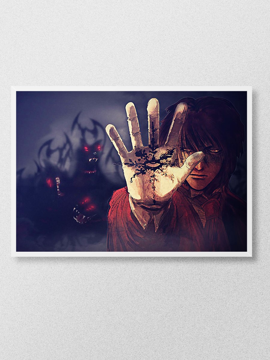 Anime Hellsing Anime Poster Çerçevesiz Yüksek Kalite Anime Duvar Poster
