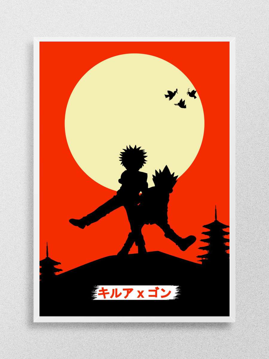 Anime Hunter Anime Poster Çerçevesiz Yüksek Kalite Anime Duvar Poster