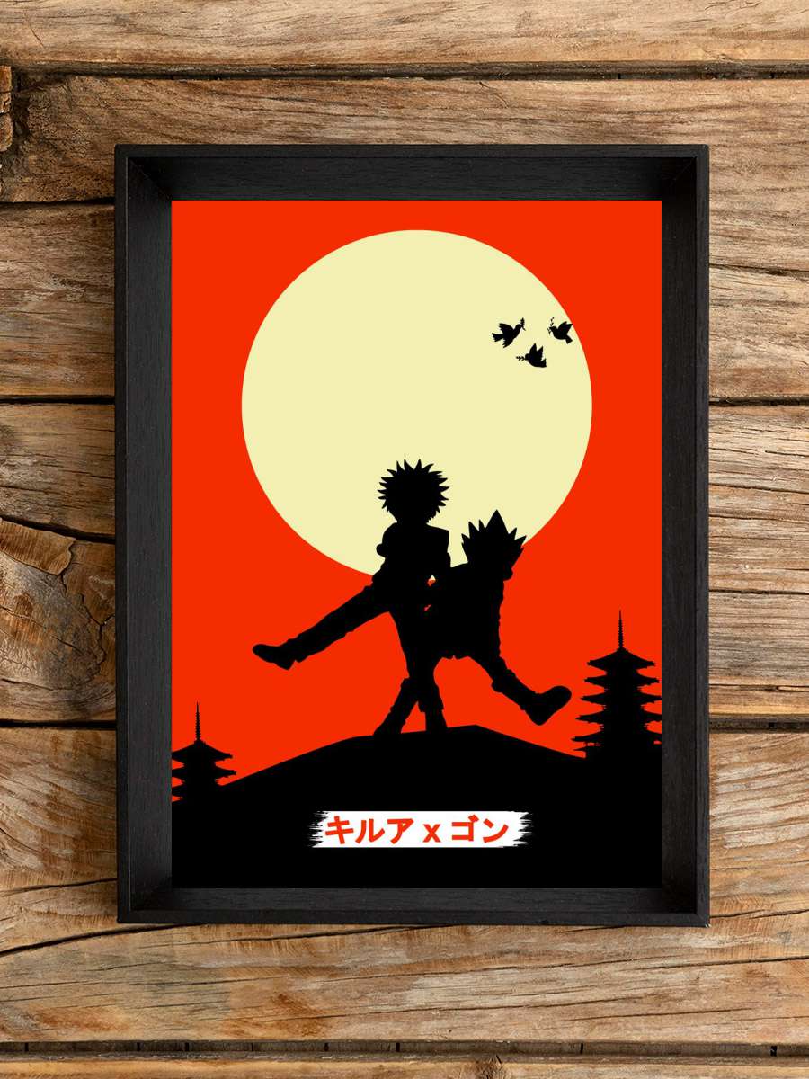 Anime Hunter Anime Poster Çerçevesiz Yüksek Kalite Anime Duvar Poster