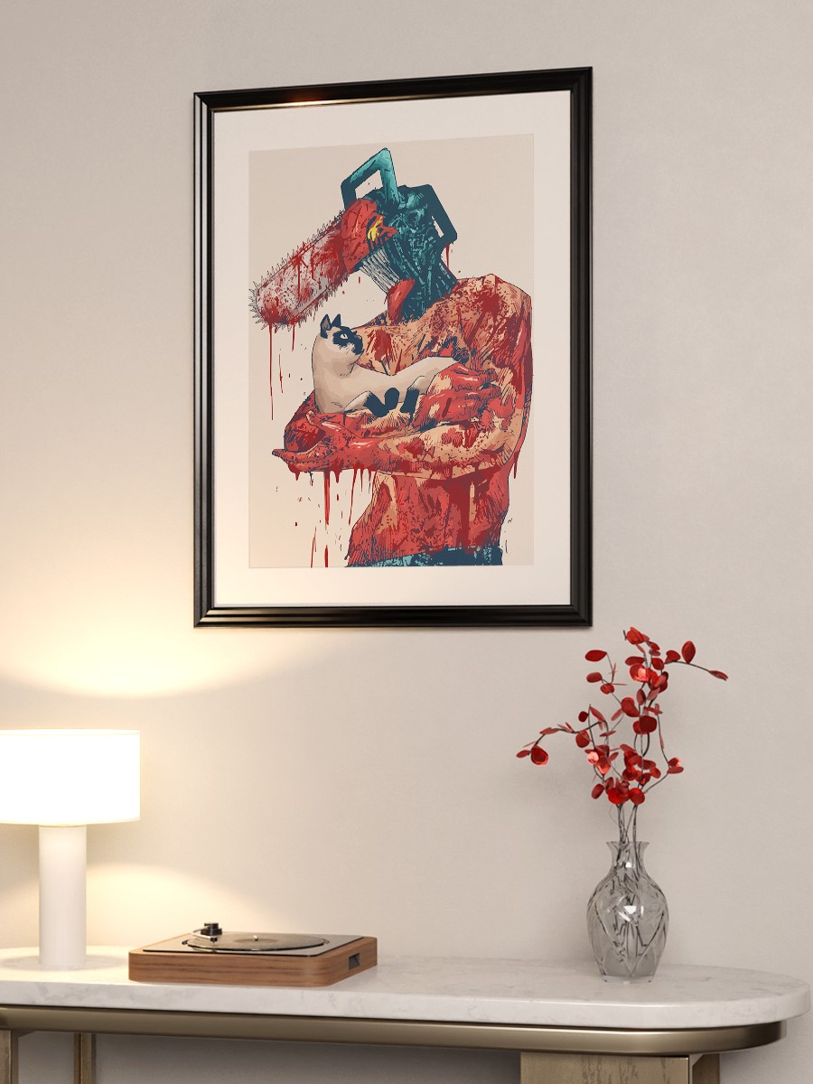 Anime Manga Chainsaw Man Anime Poster Çerçevesiz Yüksek Kalite Anime Duvar Poster