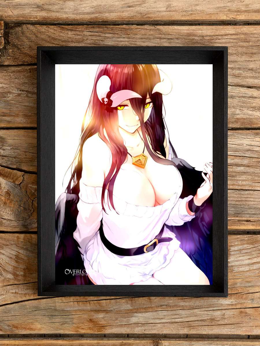 Anime Overlord Art Albedo Anime Poster Çerçevesiz Yüksek Kalite Anime Duvar Poster
