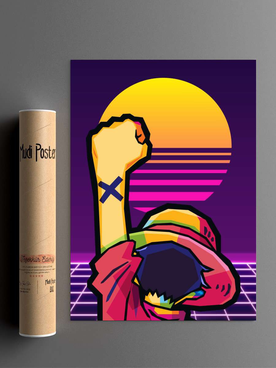 anime retro 1 Anime Poster Çerçevesiz Yüksek Kalite Anime Duvar Poster
