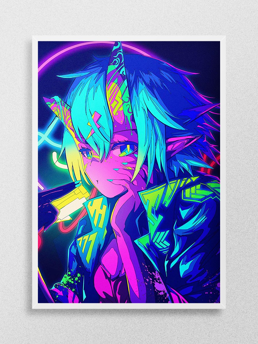 anime retro 80s Anime Poster Çerçevesiz Yüksek Kalite Anime Duvar Poster