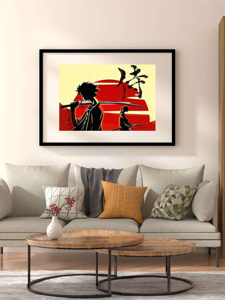 Anime Samurai Champloo Anime Poster Çerçevesiz Yüksek Kalite Anime Duvar Poster