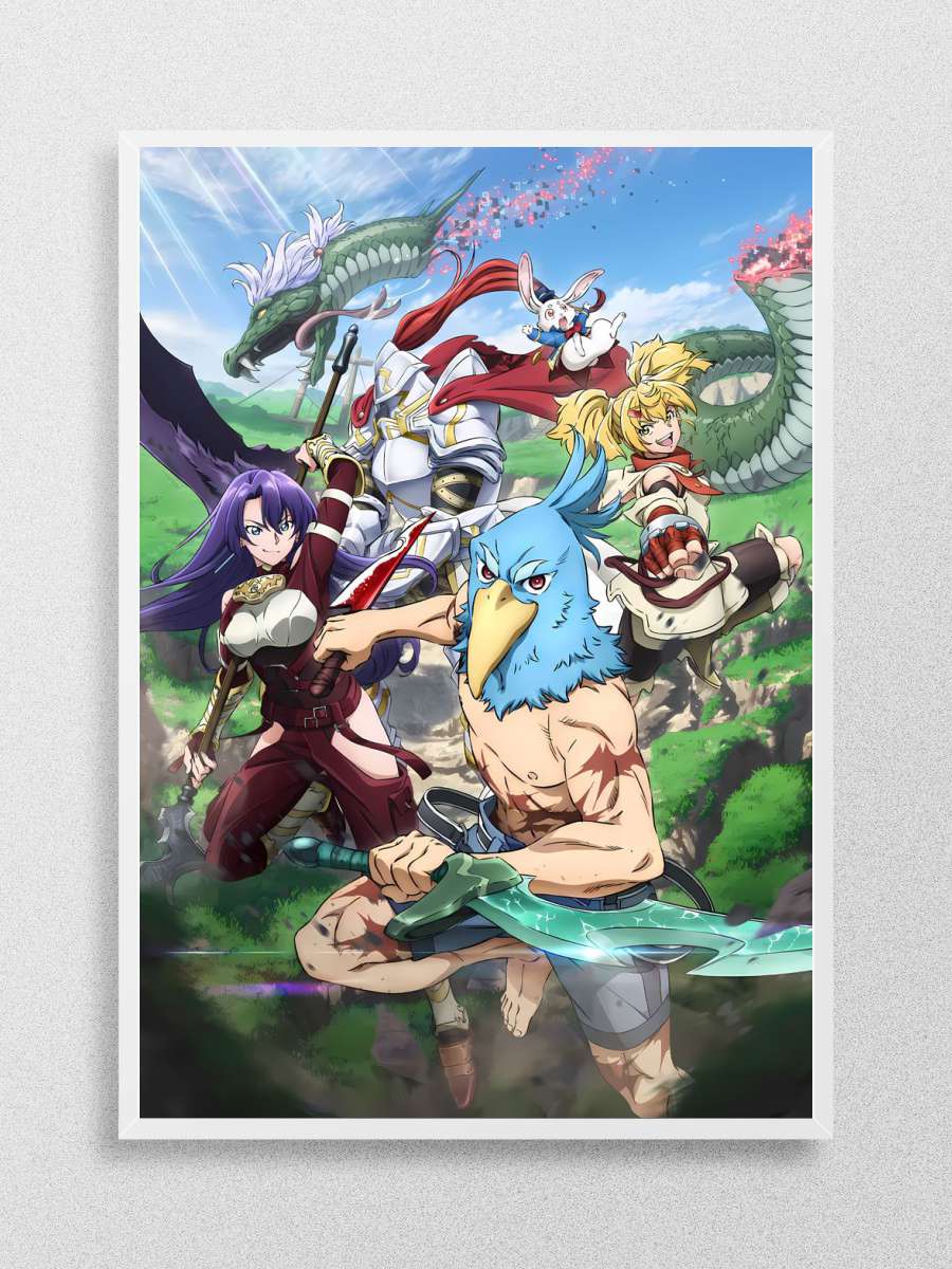 Anime Shangri Frontier Anime Poster Çerçevesiz Yüksek Kalite Anime Duvar Poster