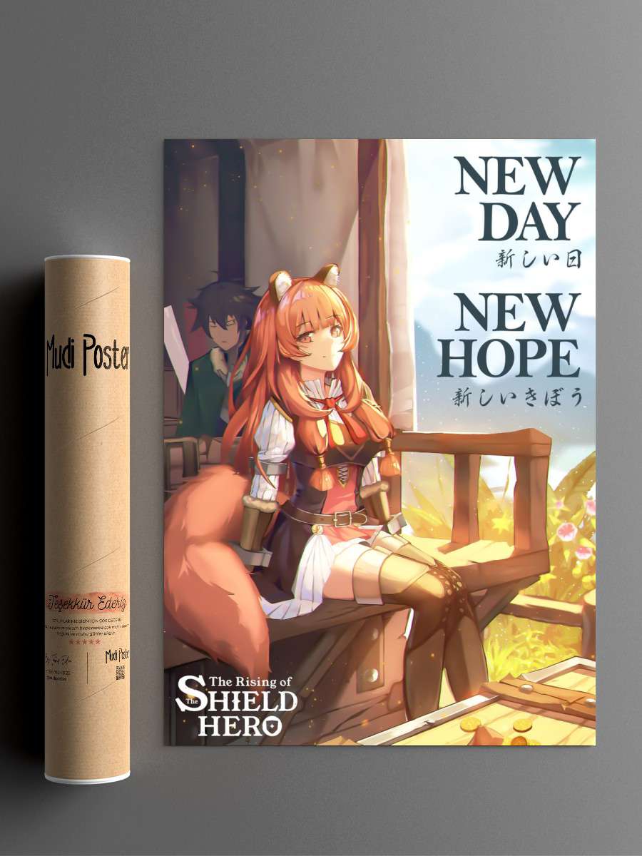 Anime Shield Hero Naofumi Anime Poster Çerçevesiz Yüksek Kalite Anime Duvar Poster