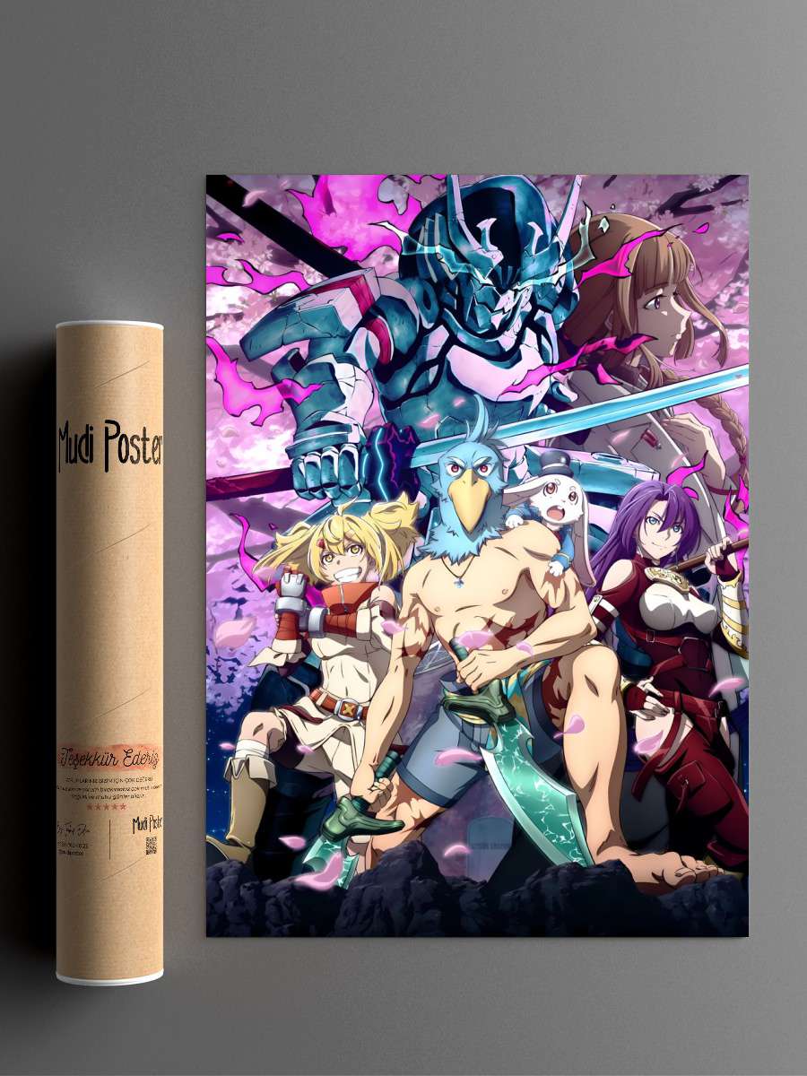 Anime Sunraku Final Battle Anime Poster Çerçevesiz Yüksek Kalite Anime Duvar Poster
