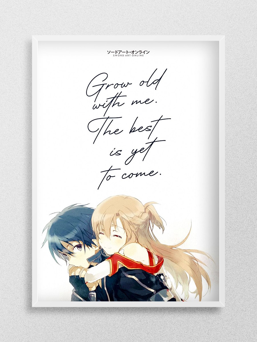 Anime Sword Art Online SAO Anime Poster Çerçevesiz Yüksek Kalite Anime Duvar Poster