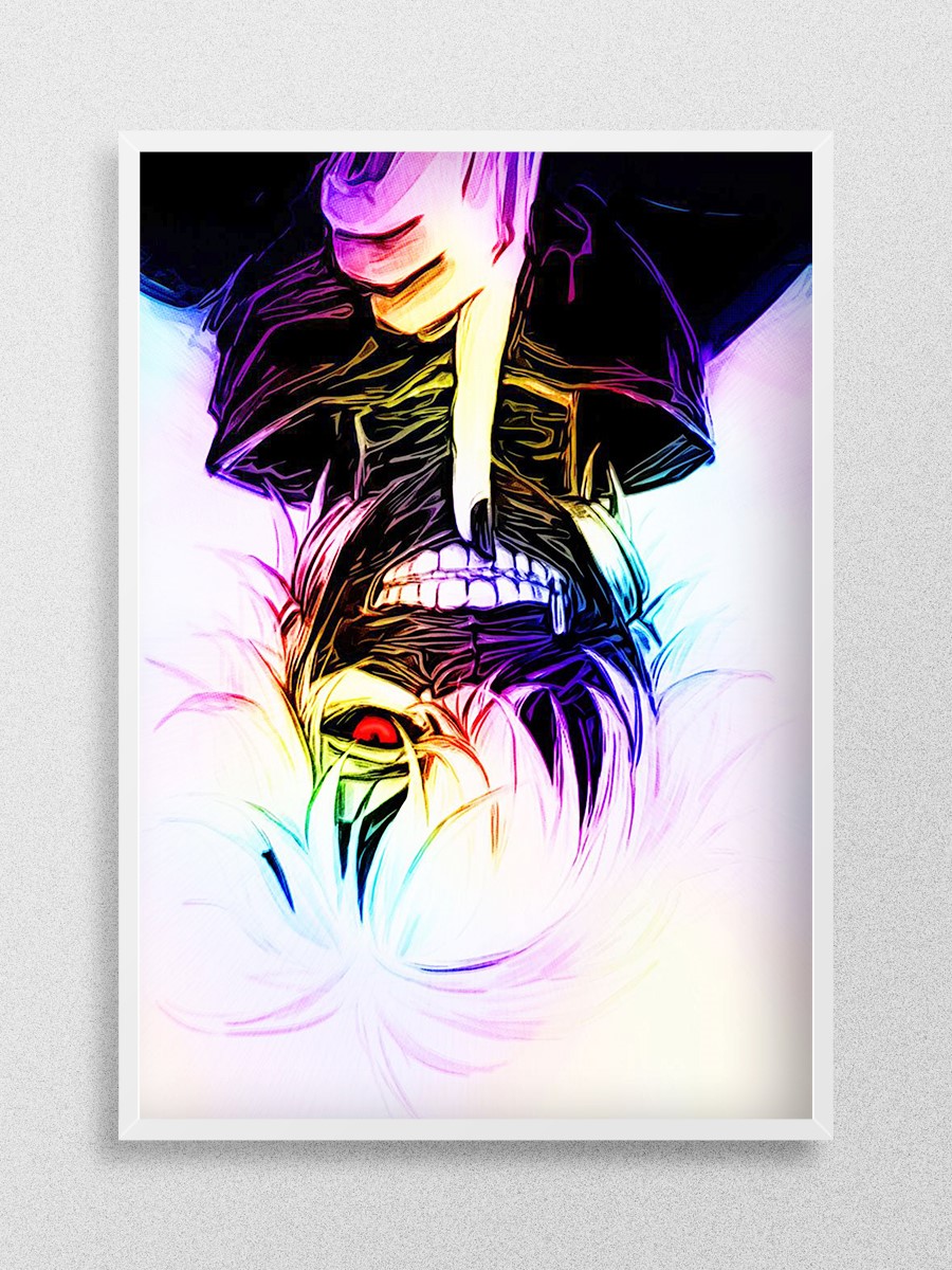 Anime Tokyo Ghoul Kaneki Anime Poster Çerçevesiz Yüksek Kalite Anime Duvar Poster