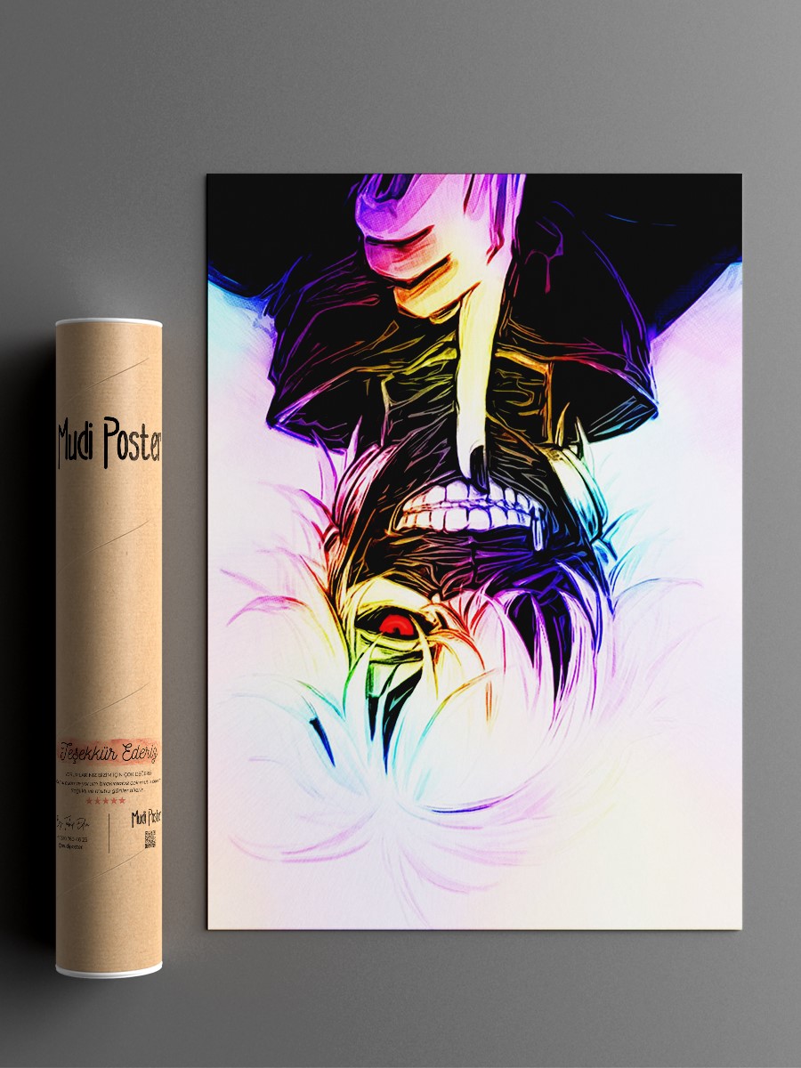 Anime Tokyo Ghoul Kaneki Anime Poster Çerçevesiz Yüksek Kalite Anime Duvar Poster