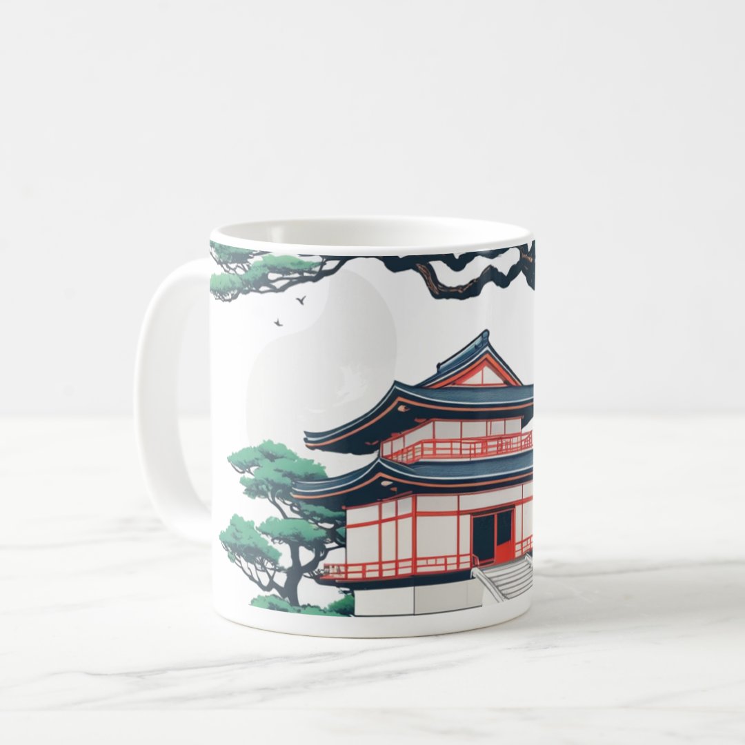 Anime  80's Japanese house  Coffee Mug Anime Kupa Bardak Modern Anime Baskılı Kupa