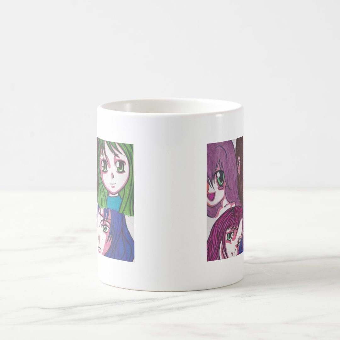 anime girls coffee mug Anime Kupa Bardak Modern Anime Baskılı Kupa