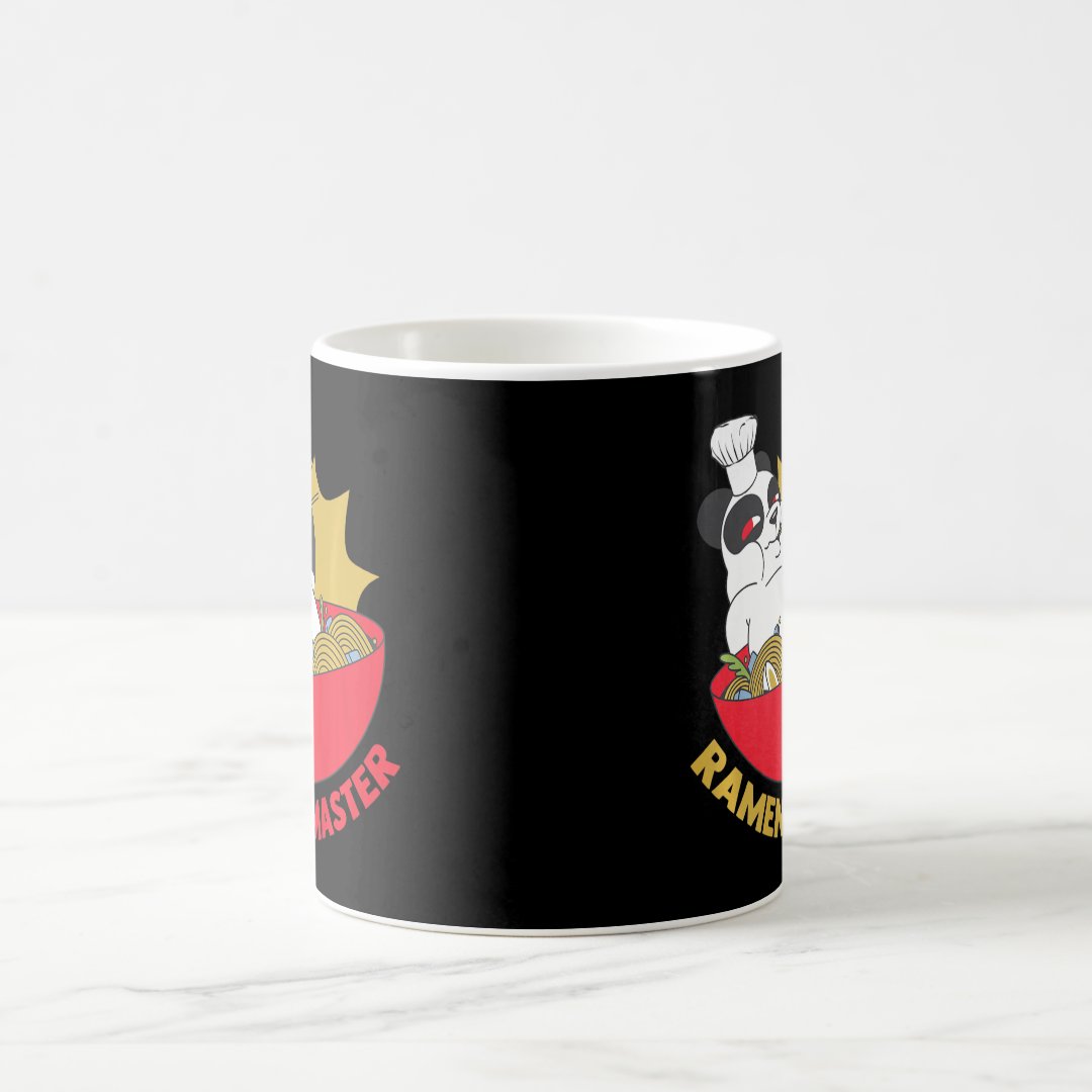 Ramen Master - Anime Animals - Pandas Japanese Aes Coffee Mug Anime Kupa Bardak Modern Anime Baskılı Kupa