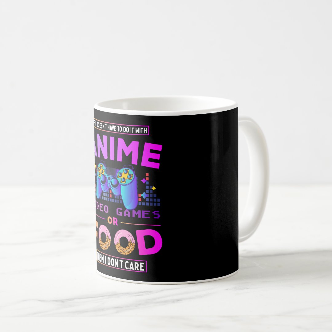 with anime video games or food cool boy present coffee mug Anime Kupa Bardak Modern Anime Baskılı Kupa