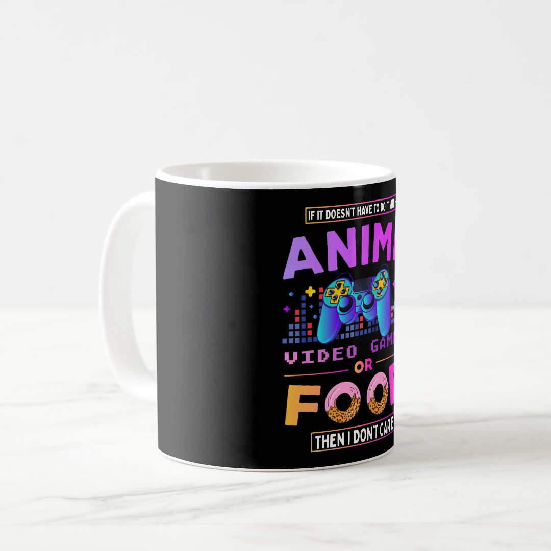 with anime video games or food cool boy present coffee mug Anime Kupa Bardak Modern Anime Baskılı Kupa
