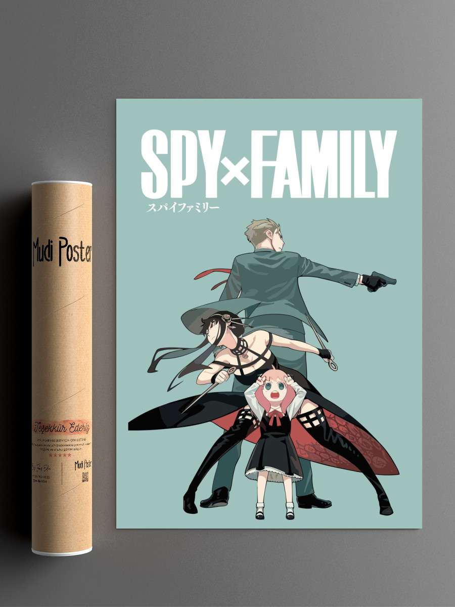 Anya spy x family Anime Poster Çerçevesiz Yüksek Kalite Anime Duvar Poster