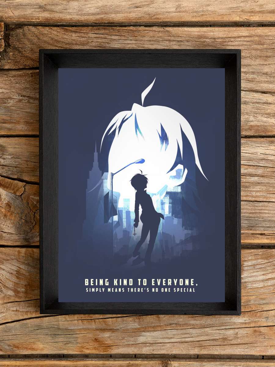 Araragi Koyomi Anime Poster Çerçevesiz Yüksek Kalite Anime Duvar Poster