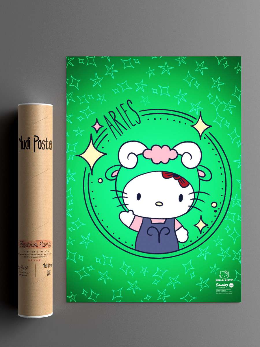 Aries Anime Poster Çerçevesiz Yüksek Kalite Anime Duvar Poster