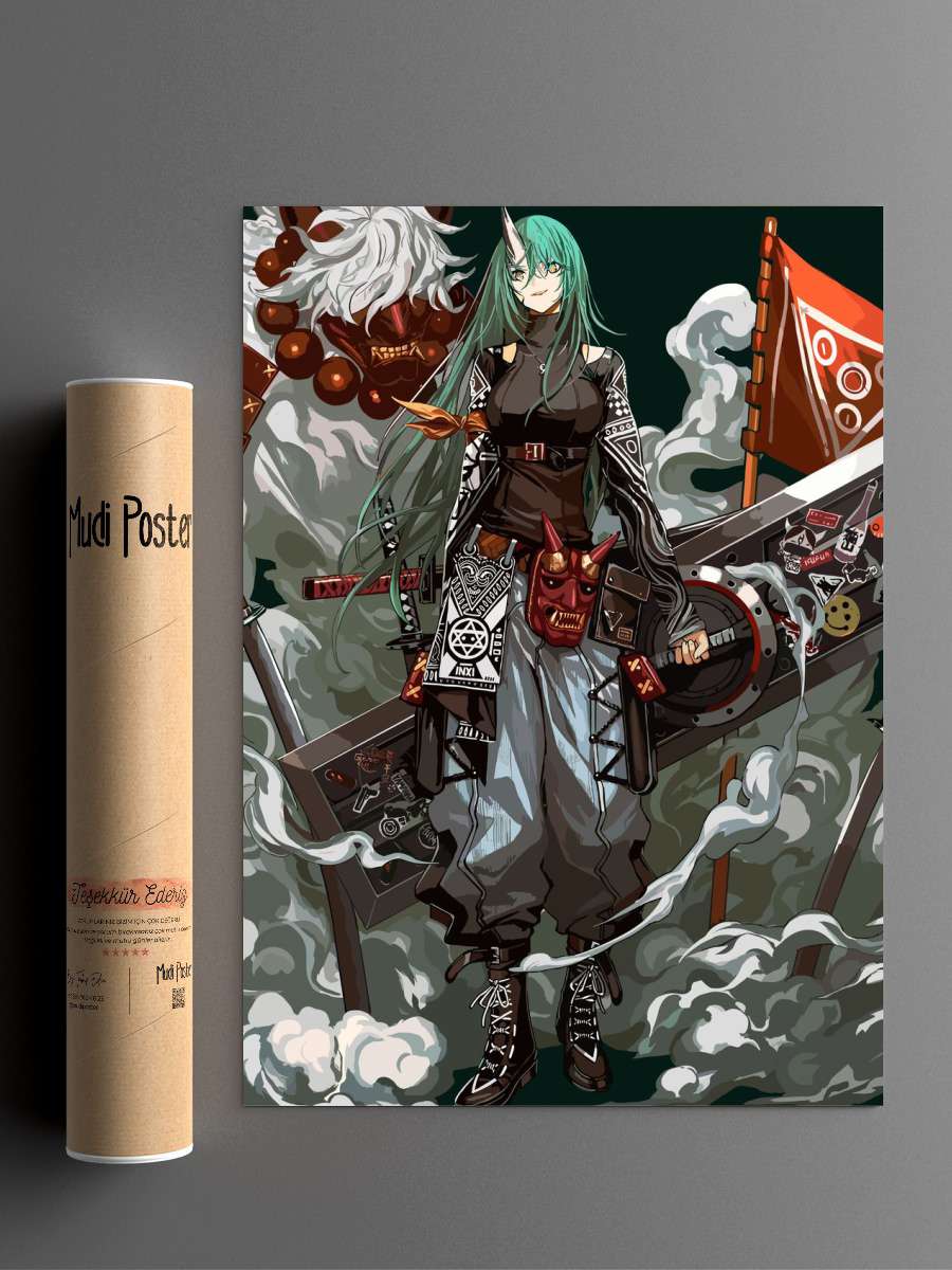 Arknights Anime Poster Çerçevesiz Yüksek Kalite Anime Duvar Poster
