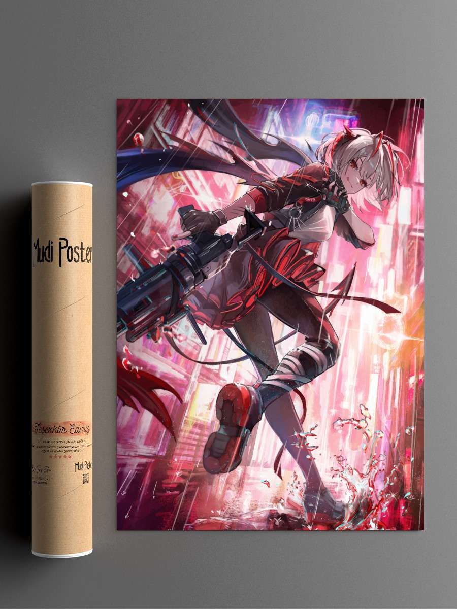 arknights Anime Poster Çerçevesiz Yüksek Kalite Anime Duvar Poster