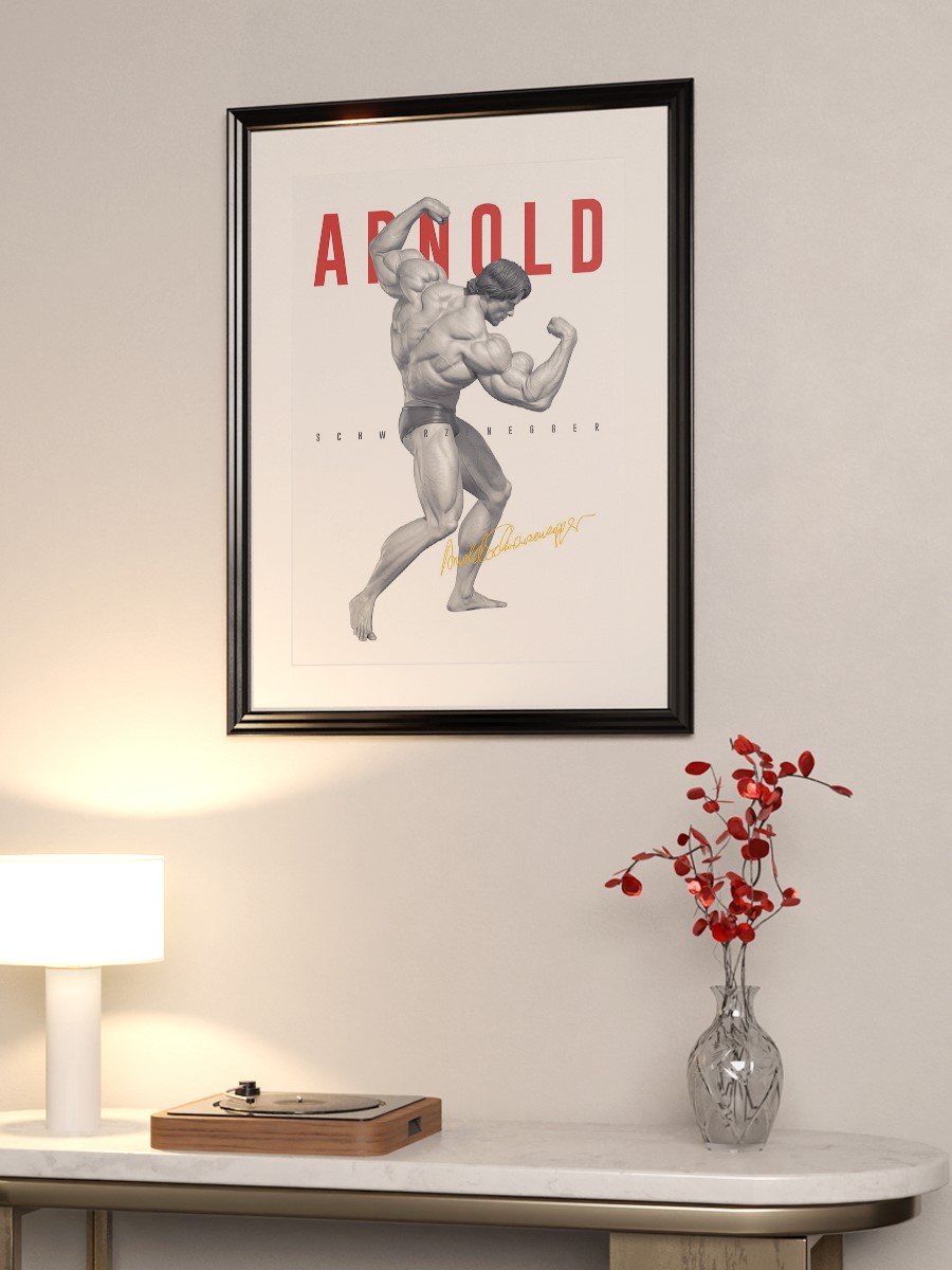 Arnold Schwarzenegger Poster, Çerçevesiz Tv Film Poster